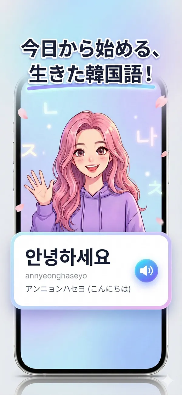 TOPIK韓国語学習の画面 1